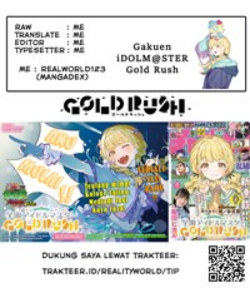 Gakuen Idolm@ster Gold Rush Chapter 20 Gambar 21