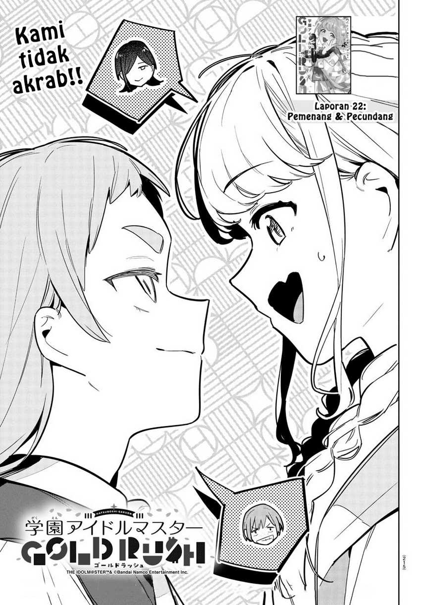 Gakuen Idolm@ster Gold Rush Chapter 22 Gambar 1
