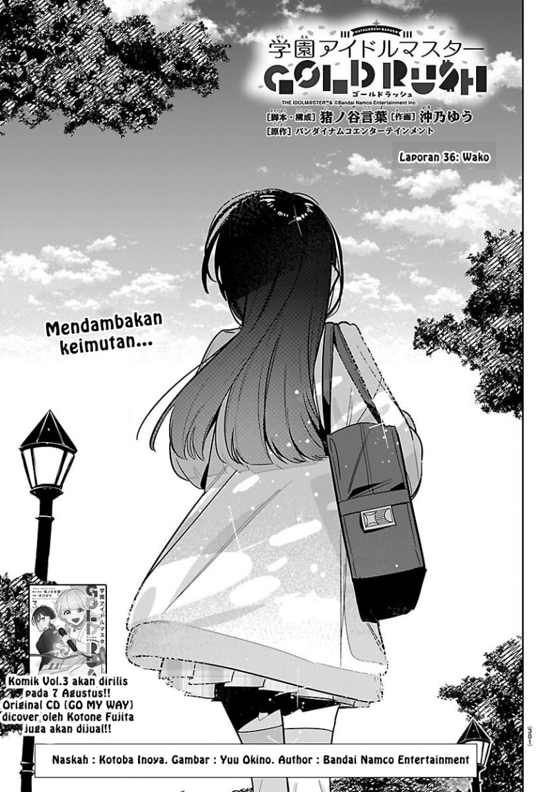 Gakuen Idolm@ster Gold Rush Chapter 36 Gambar 1