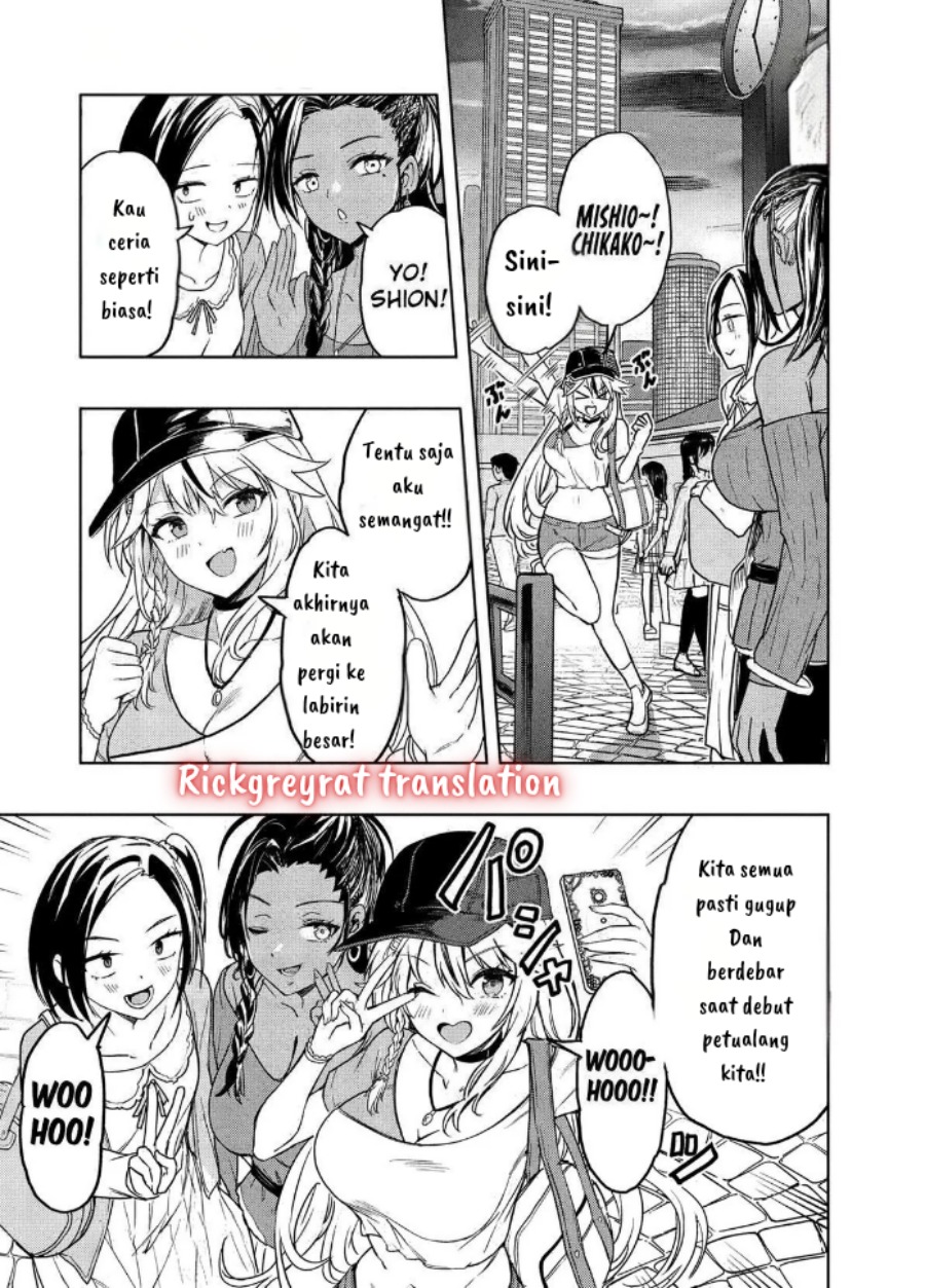Gal to Dungeon to Shuukai Okure no Tansaku Eiyuutan ~Moto Legend Ima wa Wakeari tei Rank Tansakushana Ore ga, S-Kyuu Gal ni Natsukare Makutte Ikusei wo Makase Sareta~ Chapter 01 Gambar 7