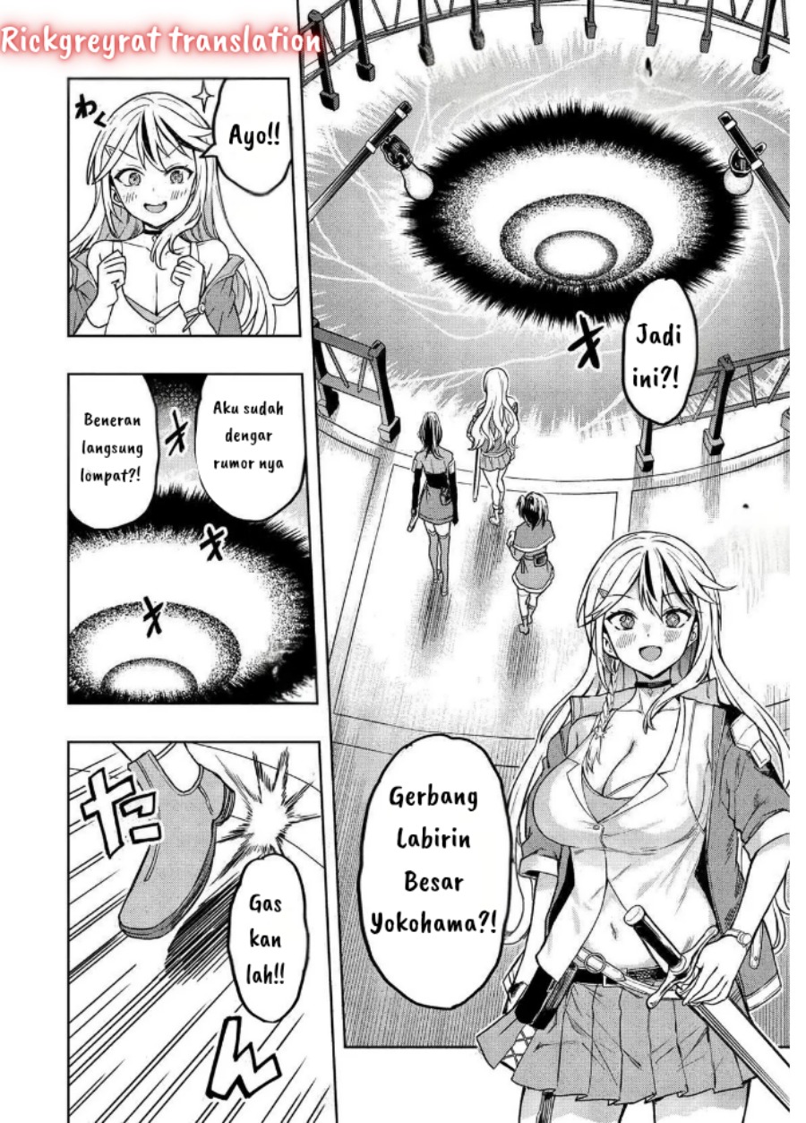 Gal to Dungeon to Shuukai Okure no Tansaku Eiyuutan ~Moto Legend Ima wa Wakeari tei Rank Tansakushana Ore ga, S-Kyuu Gal ni Natsukare Makutte Ikusei wo Makase Sareta~ Chapter 01 Gambar 14