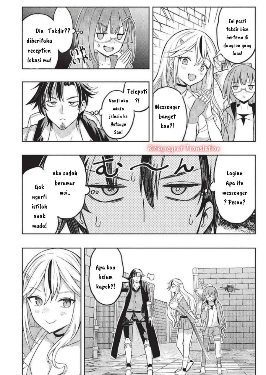 Gal to Dungeon to Shuukai Okure no Tansaku Eiyuutan ~Moto Legend Ima wa Wakeari tei Rank Tansakushana Ore ga, S-Kyuu Gal ni Natsukare Makutte Ikusei wo Makase Sareta~ Chapter 03 Gambar 10