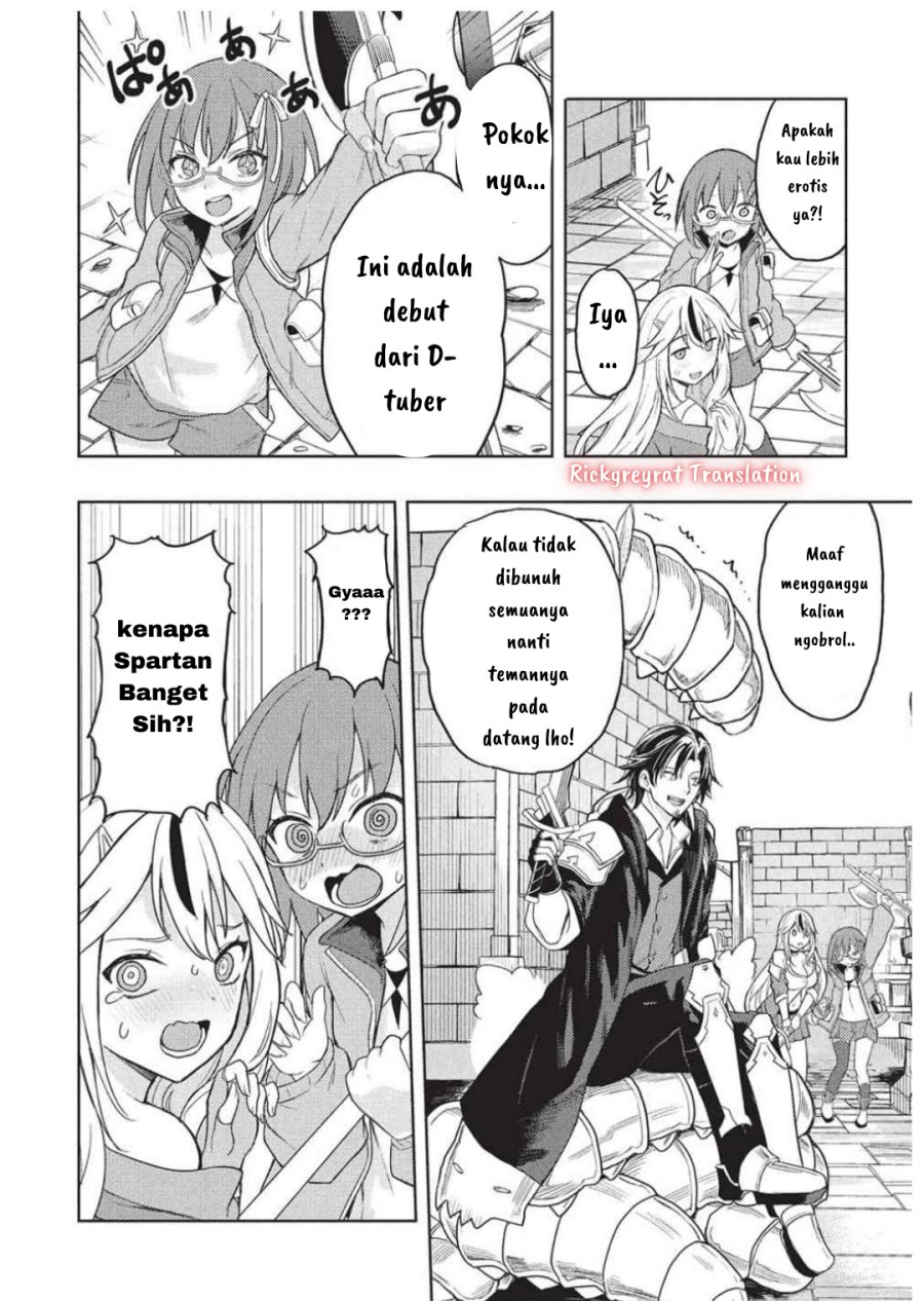 Gal to Dungeon to Shuukai Okure no Tansaku Eiyuutan ~Moto Legend Ima wa Wakeari tei Rank Tansakushana Ore ga, S-Kyuu Gal ni Natsukare Makutte Ikusei wo Makase Sareta~ Chapter 03 Gambar 25