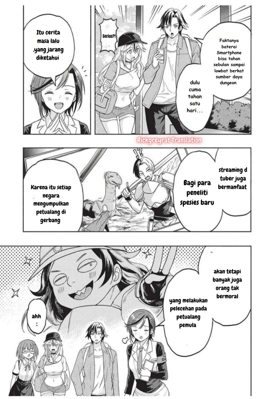 Gal to Dungeon to Shuukai Okure no Tansaku Eiyuutan ~Moto Legend Ima wa Wakeari tei Rank Tansakushana Ore ga, S-Kyuu Gal ni Natsukare Makutte Ikusei wo Makase Sareta~ Chapter 04 Gambar 6
