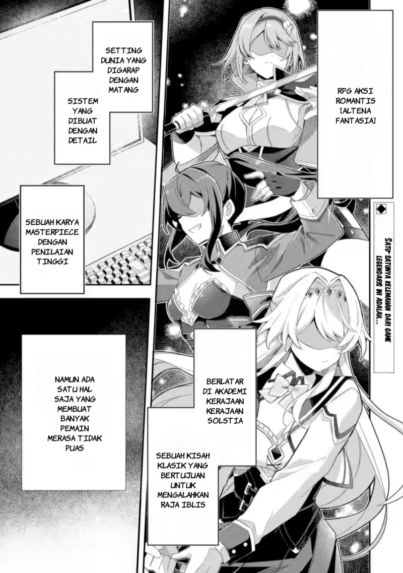 Game Sekai no Mob Akuyaku ni Tensei shita node Last Boss wo Mezashitemita Chapter 01 Gambar 2