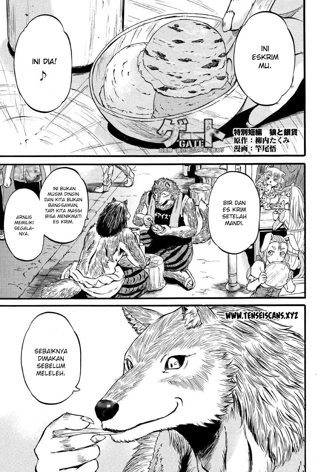 Gate – Jietai Kare no Chi nite, Kaku Tatakeri Chapter 89.5 Gambar 1