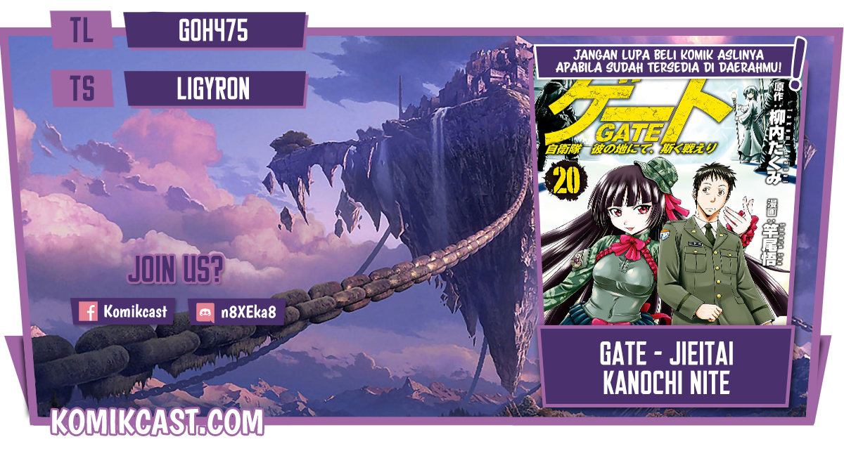 Gate – Jietai Kare no Chi nite, Kaku Tatakeri Chapter 112 Gambar 1