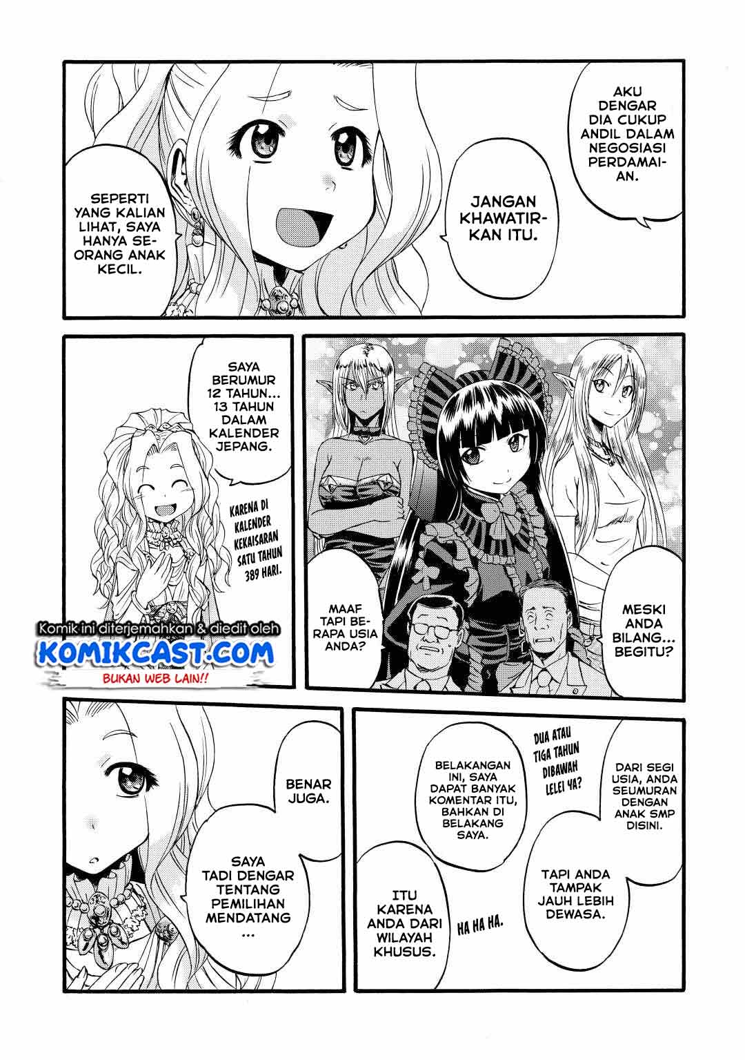 Gate – Jietai Kare no Chi nite, Kaku Tatakeri Chapter 112 Gambar 16