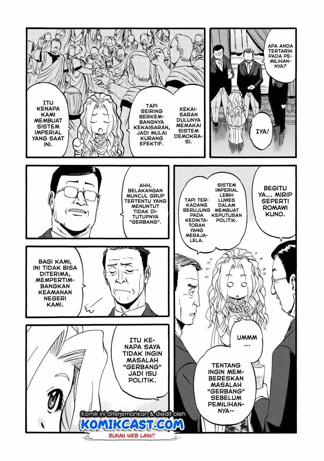 Gate – Jietai Kare no Chi nite, Kaku Tatakeri Chapter 112 Gambar 17