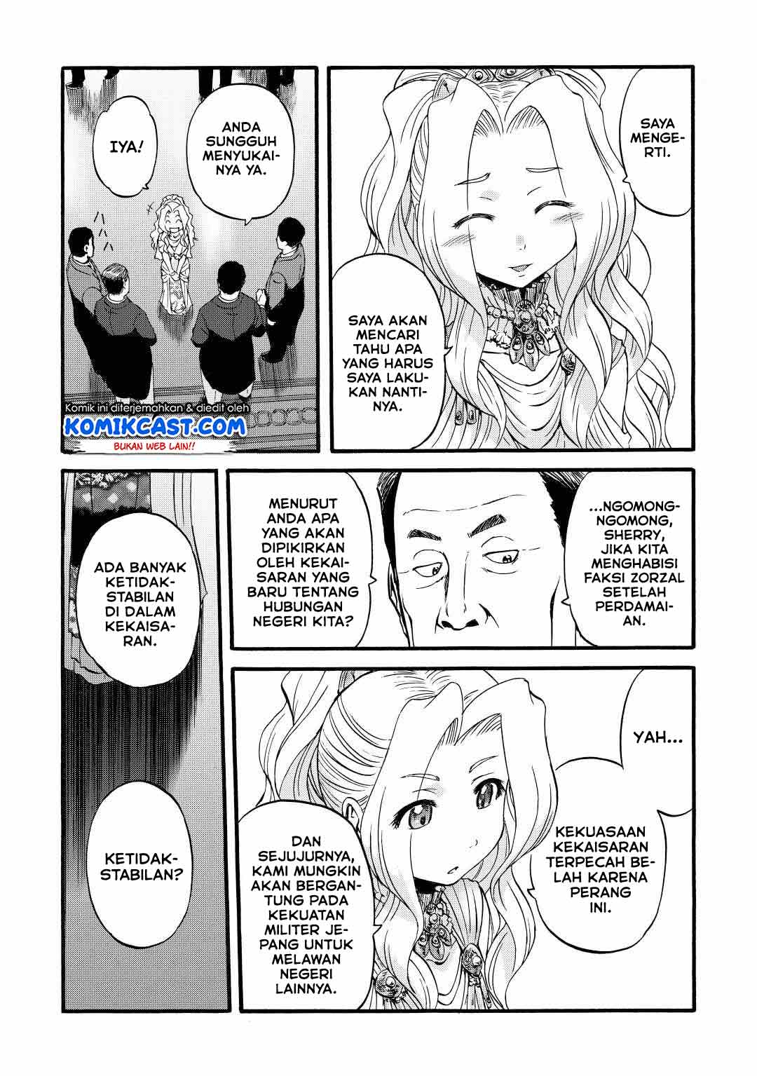 Gate – Jietai Kare no Chi nite, Kaku Tatakeri Chapter 112 Gambar 22
