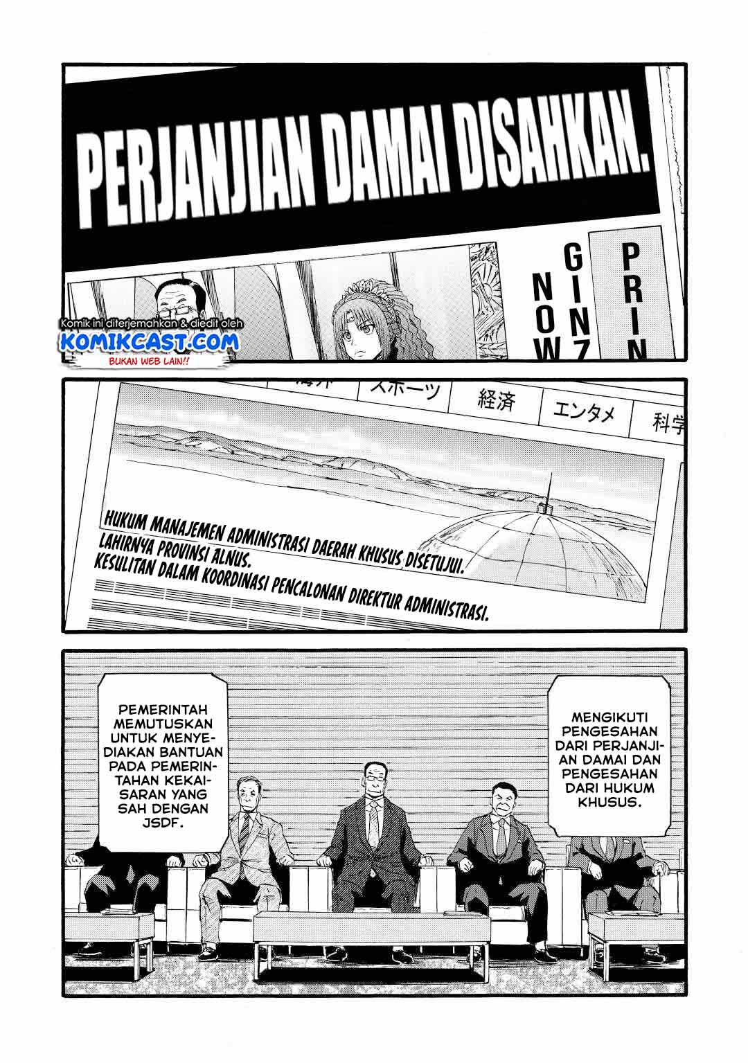 Gate – Jietai Kare no Chi nite, Kaku Tatakeri Chapter 112 Gambar 25