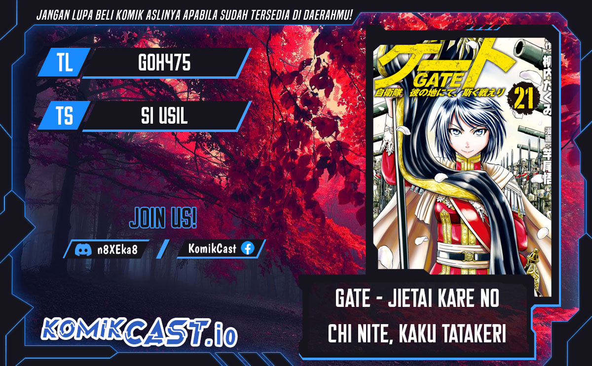 Gate – Jietai Kare no Chi nite, Kaku Tatakeri Chapter 123 Gambar 1