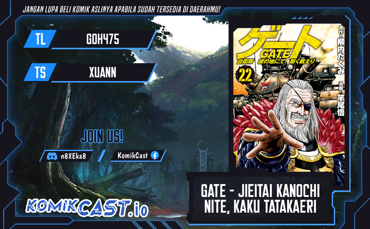 Gate – Jietai Kare no Chi nite, Kaku Tatakeri Chapter 124 Gambar 1