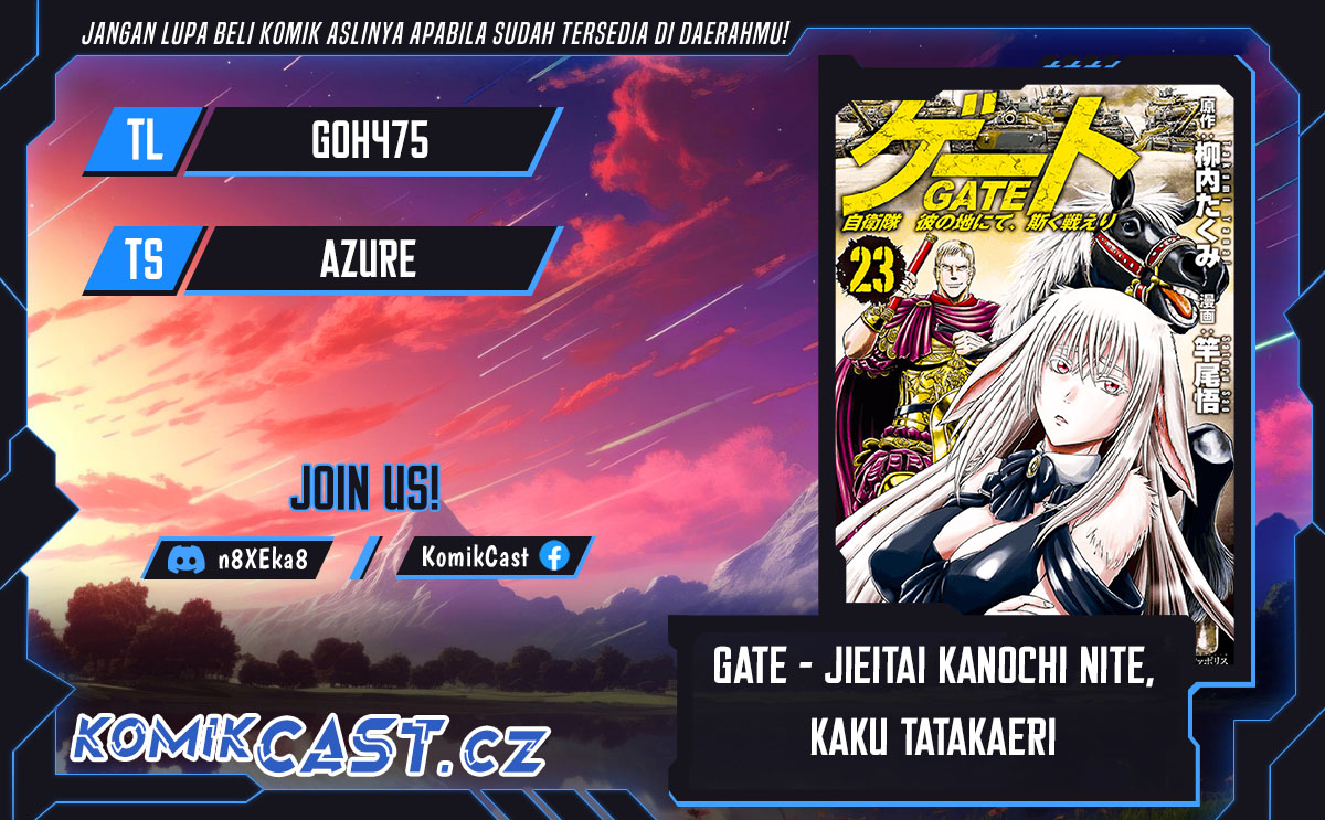 Gate – Jietai Kare no Chi nite, Kaku Tatakeri Chapter 135 Gambar 1