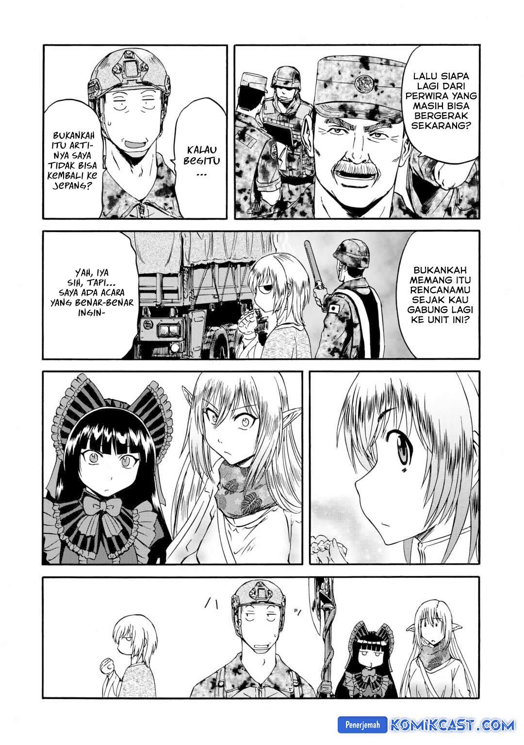 Gate – Jietai Kare no Chi nite, Kaku Tatakeri Chapter 142 Gambar 13