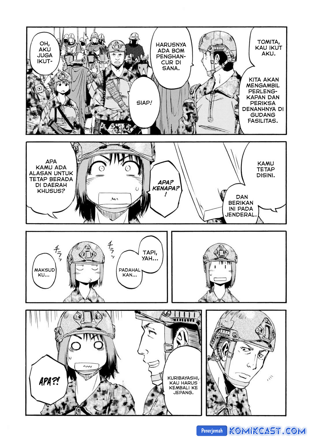 Gate – Jietai Kare no Chi nite, Kaku Tatakeri Chapter 142 Gambar 15
