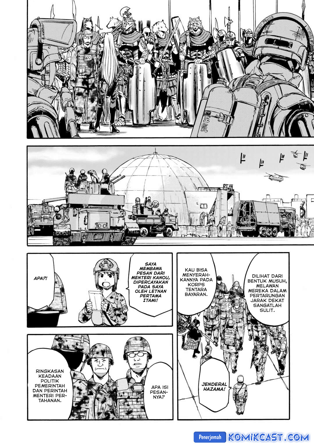 Gate – Jietai Kare no Chi nite, Kaku Tatakeri Chapter 142 Gambar 19