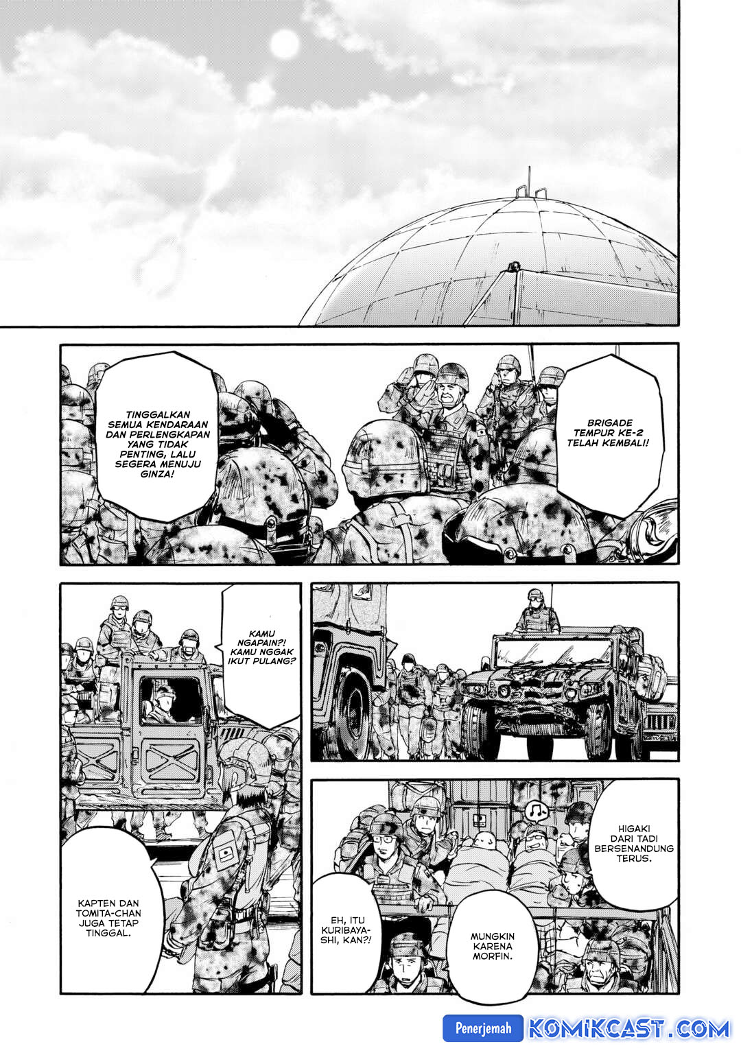 Gate – Jietai Kare no Chi nite, Kaku Tatakeri Chapter 142 Gambar 22
