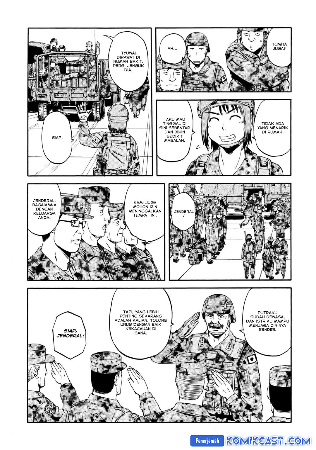 Gate – Jietai Kare no Chi nite, Kaku Tatakeri Chapter 142 Gambar 23
