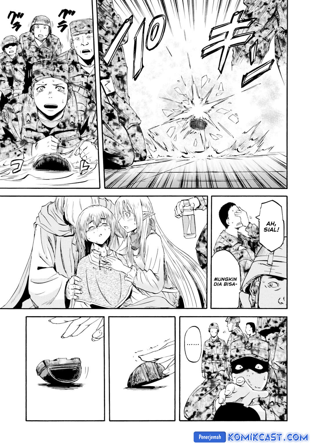 Gate – Jietai Kare no Chi nite, Kaku Tatakeri Chapter 142 Gambar 34