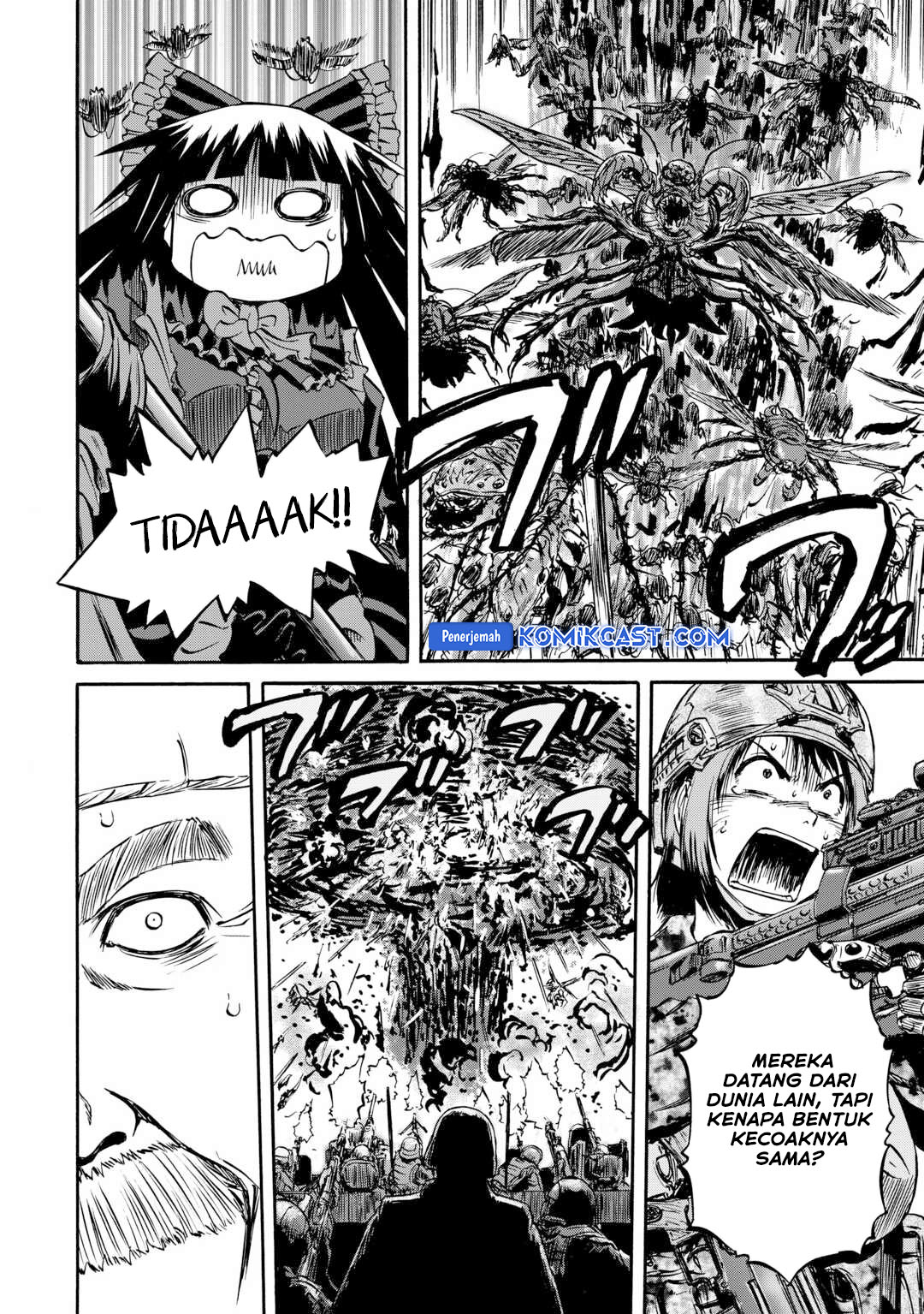 Gate – Jietai Kare no Chi nite, Kaku Tatakeri Chapter 142 Gambar 46
