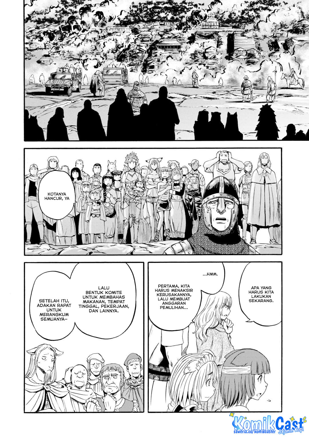 Gate – Jietai Kare no Chi nite, Kaku Tatakeri Chapter 143.2 Gambar 53