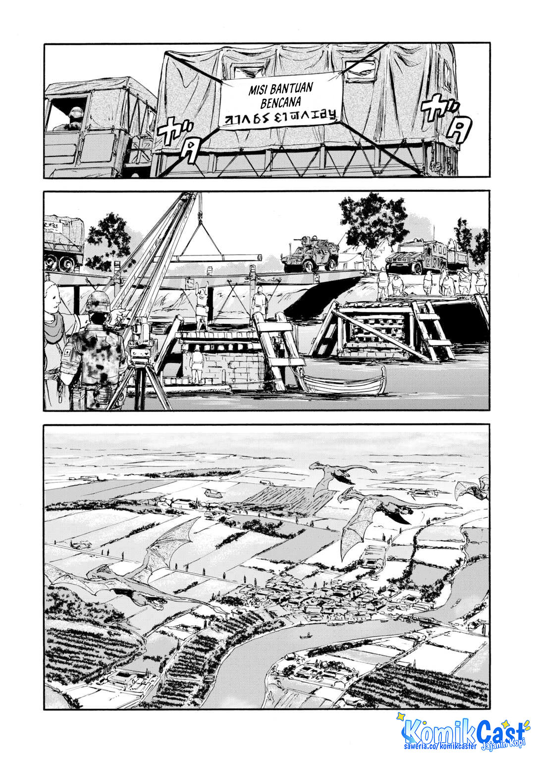 Gate – Jietai Kare no Chi nite, Kaku Tatakeri Chapter 143.2 Gambar 57