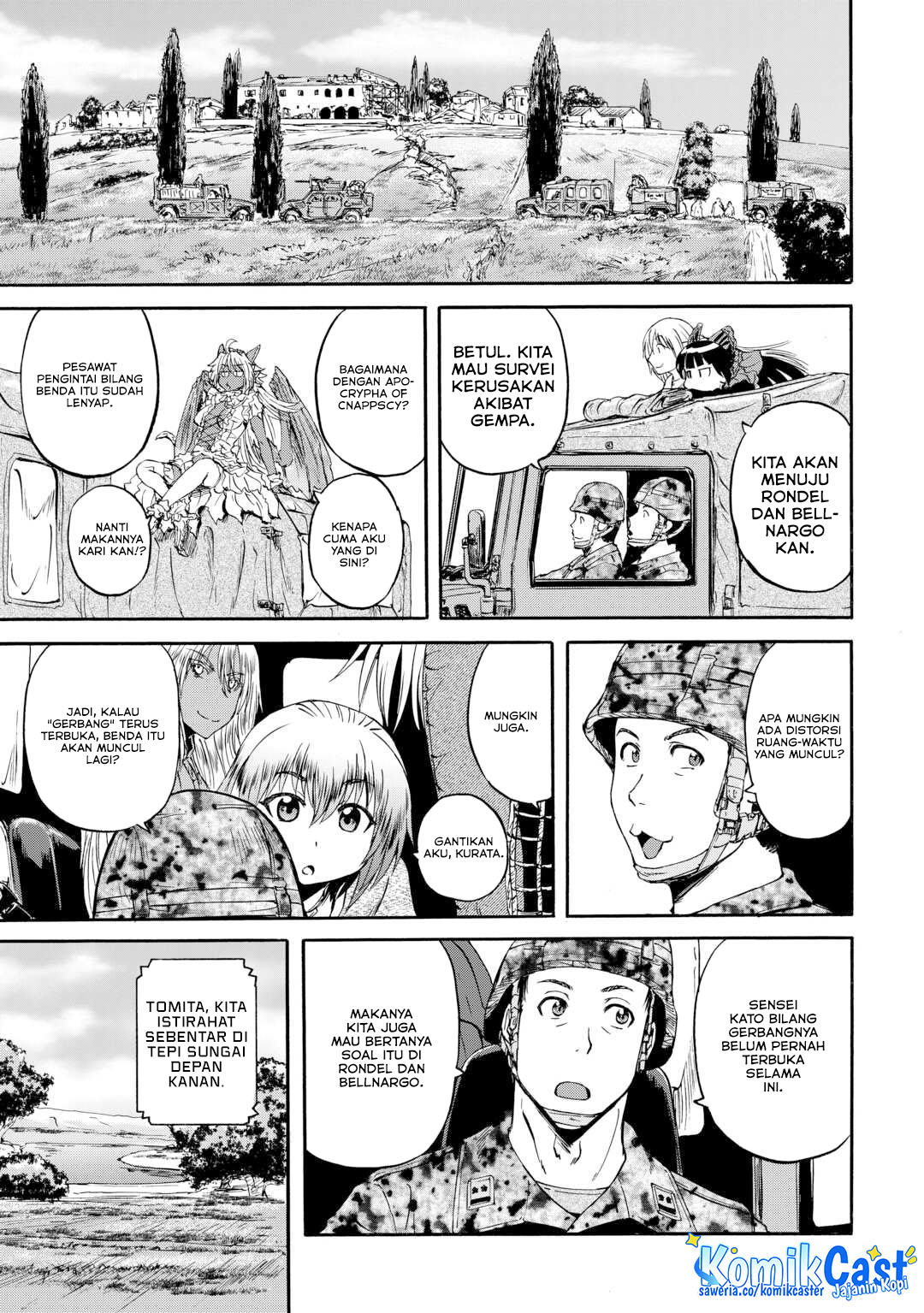 Gate – Jietai Kare no Chi nite, Kaku Tatakeri Chapter 143.2 Gambar 58