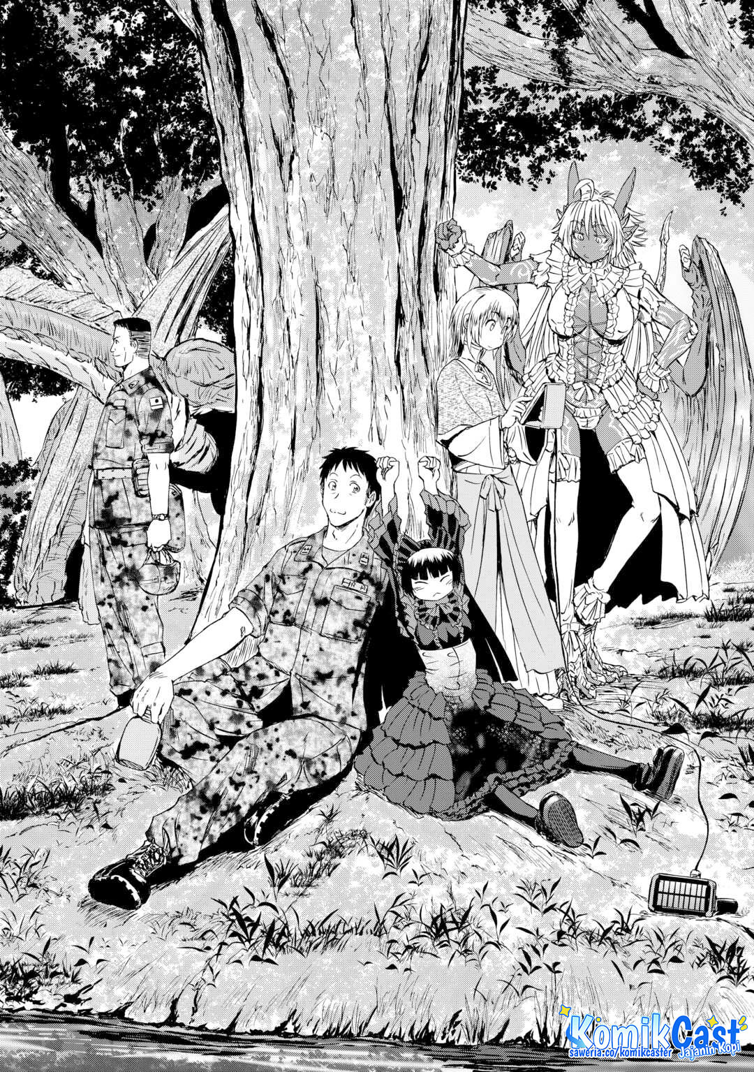 Gate – Jietai Kare no Chi nite, Kaku Tatakeri Chapter 143.2 Gambar 59