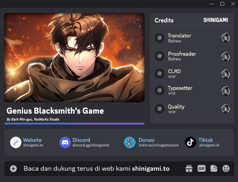 Genius Blacksmith’s Game Chapter 23 Gambar 1
