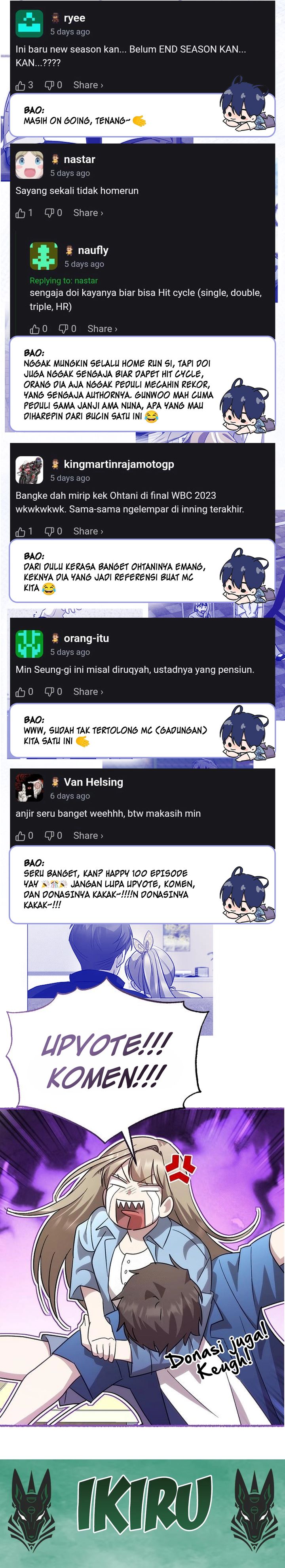 Genius Hitter Hits Fastball Chapter 100 Gambar 40