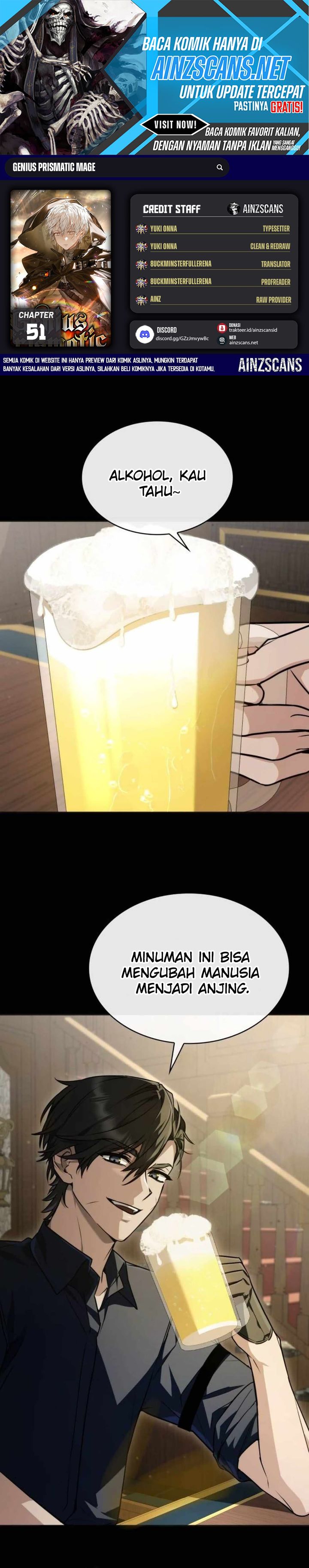 Genius Prismatic Mage Chapter 50 Gambar 1