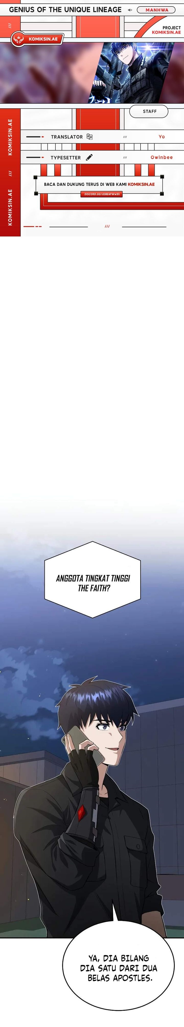 Genius of the Unique Lineage Chapter 110 Gambar 1