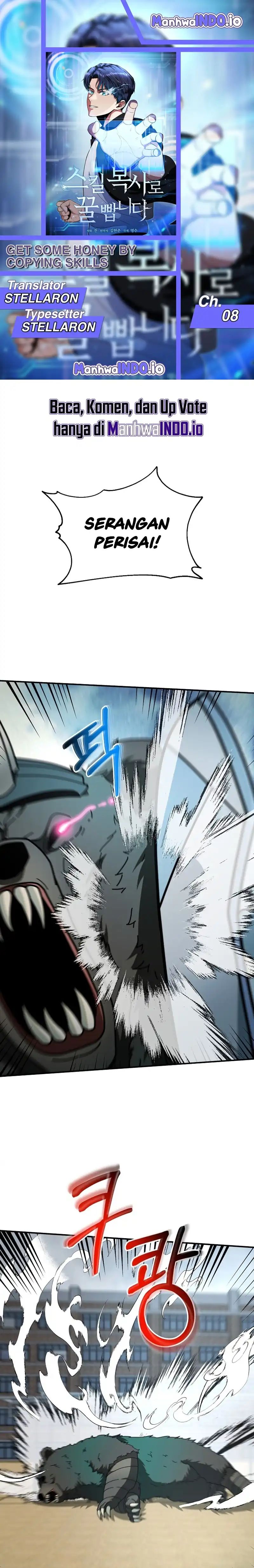 Get Some Honey by Copying Skills Chapter 08 Gambar 1