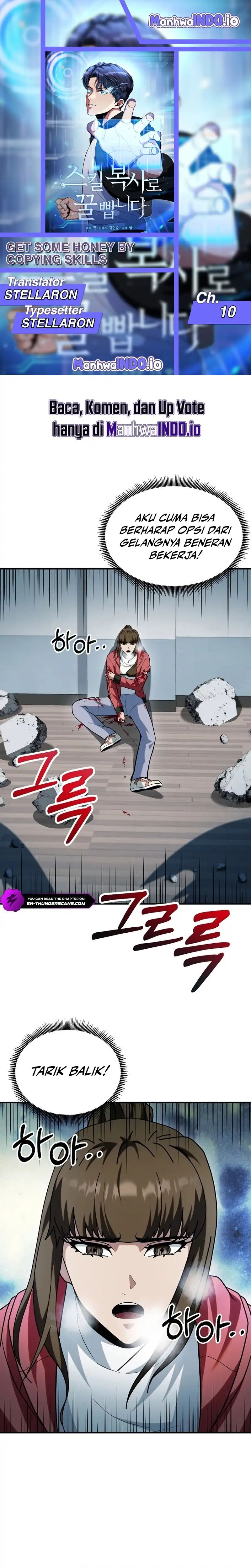 Get Some Honey by Copying Skills Chapter 10 Gambar 1