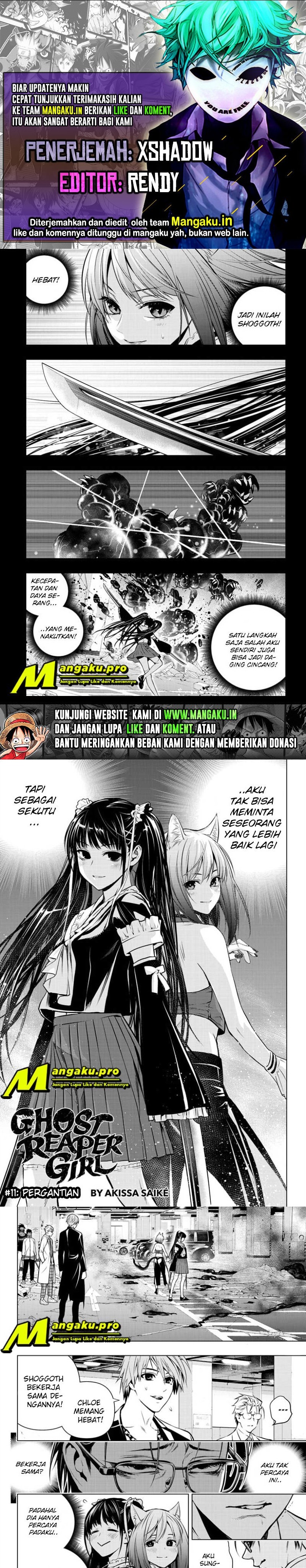 Ghost Reaper Girl Chapter 11 Gambar 1