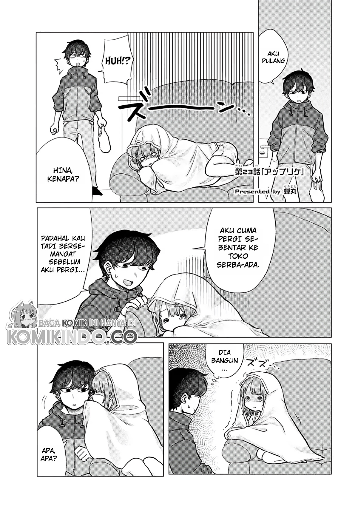 Girlfriend Who Absolutely Doesn’t Want to Take a Bath VS Boyfriend Who Absolutely Wants Her to Take a Bath Chapter 23 Gambar 2