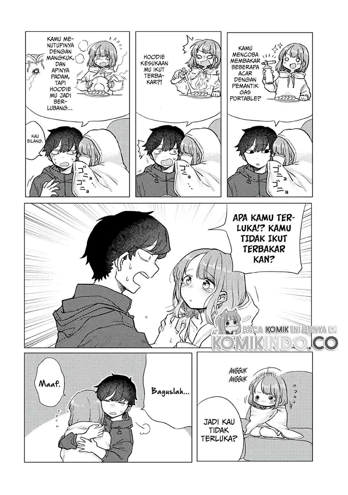 Girlfriend Who Absolutely Doesn’t Want to Take a Bath VS Boyfriend Who Absolutely Wants Her to Take a Bath Chapter 23 Gambar 3