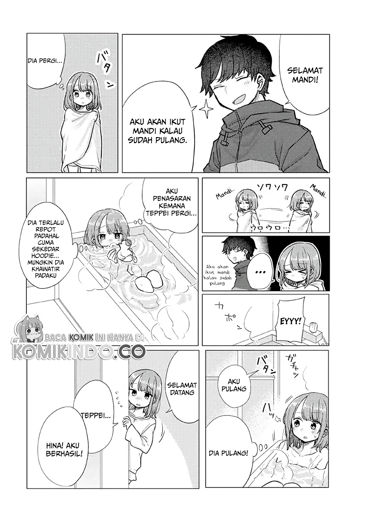 Girlfriend Who Absolutely Doesn’t Want to Take a Bath VS Boyfriend Who Absolutely Wants Her to Take a Bath Chapter 23 Gambar 5