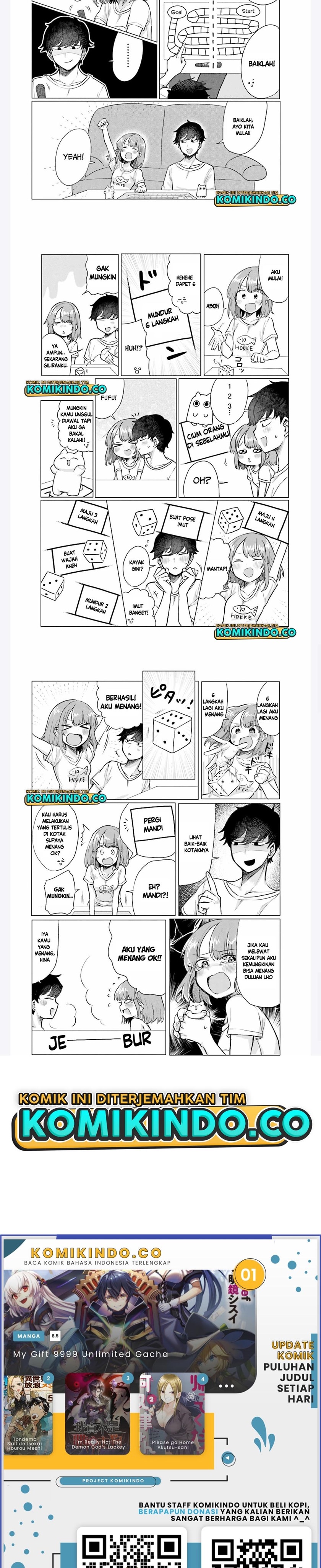 Girlfriend Who Absolutely Doesn’t Want to Take a Bath VS Boyfriend Who Absolutely Wants Her to Take a Bath Chapter 39 Gambar 3