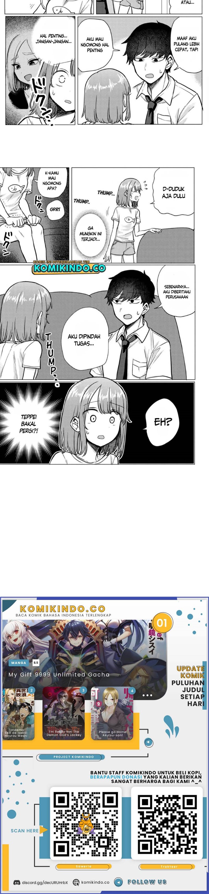 Girlfriend Who Absolutely Doesn’t Want to Take a Bath VS Boyfriend Who Absolutely Wants Her to Take a Bath Chapter 47 Gambar 2