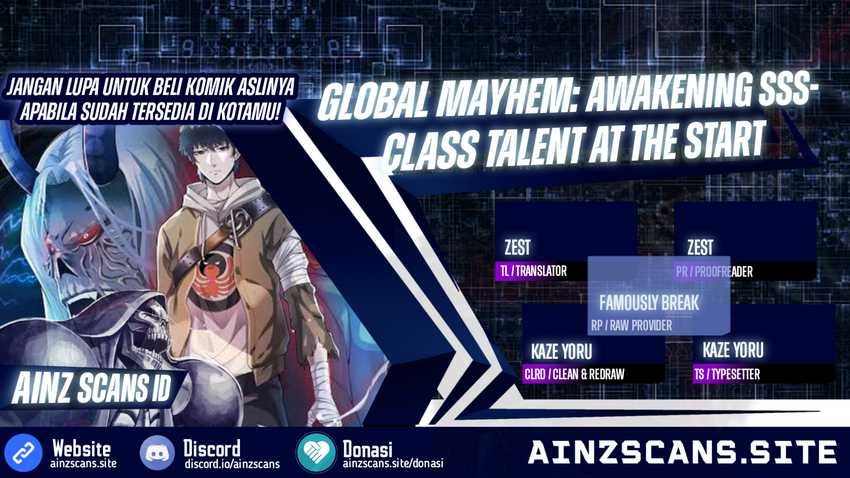 Global Mayhem: Awakening SSS-Class Talent at the Start! Chapter 39 Gambar 1