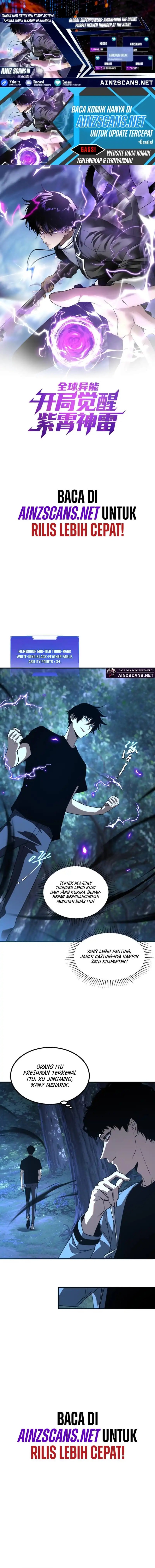 Global Superpowers: Awakening the Zixiao Divine Thunder at the Beginning Chapter 26 Gambar 1