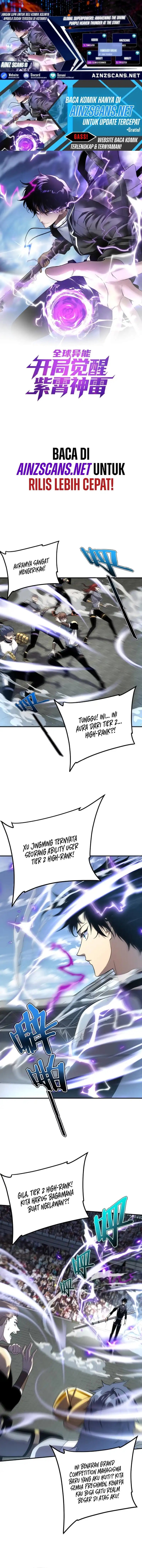 Global Superpowers: Awakening the Zixiao Divine Thunder at the Beginning Chapter 28 Gambar 1