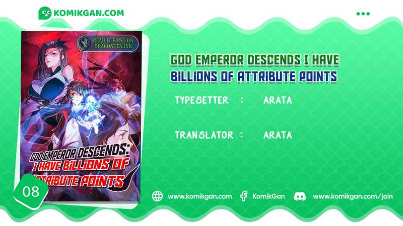 God Emperor Descends I Gave Billions of Attribute Points (Here Comes the Godly Emperor: I Have Billions of Attribute Points) Chapter 08 Gambar 1