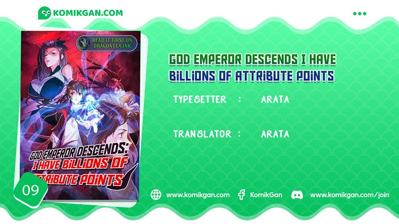 God Emperor Descends I Gave Billions of Attribute Points (Here Comes the Godly Emperor: I Have Billions of Attribute Points) Chapter 09 Gambar 1