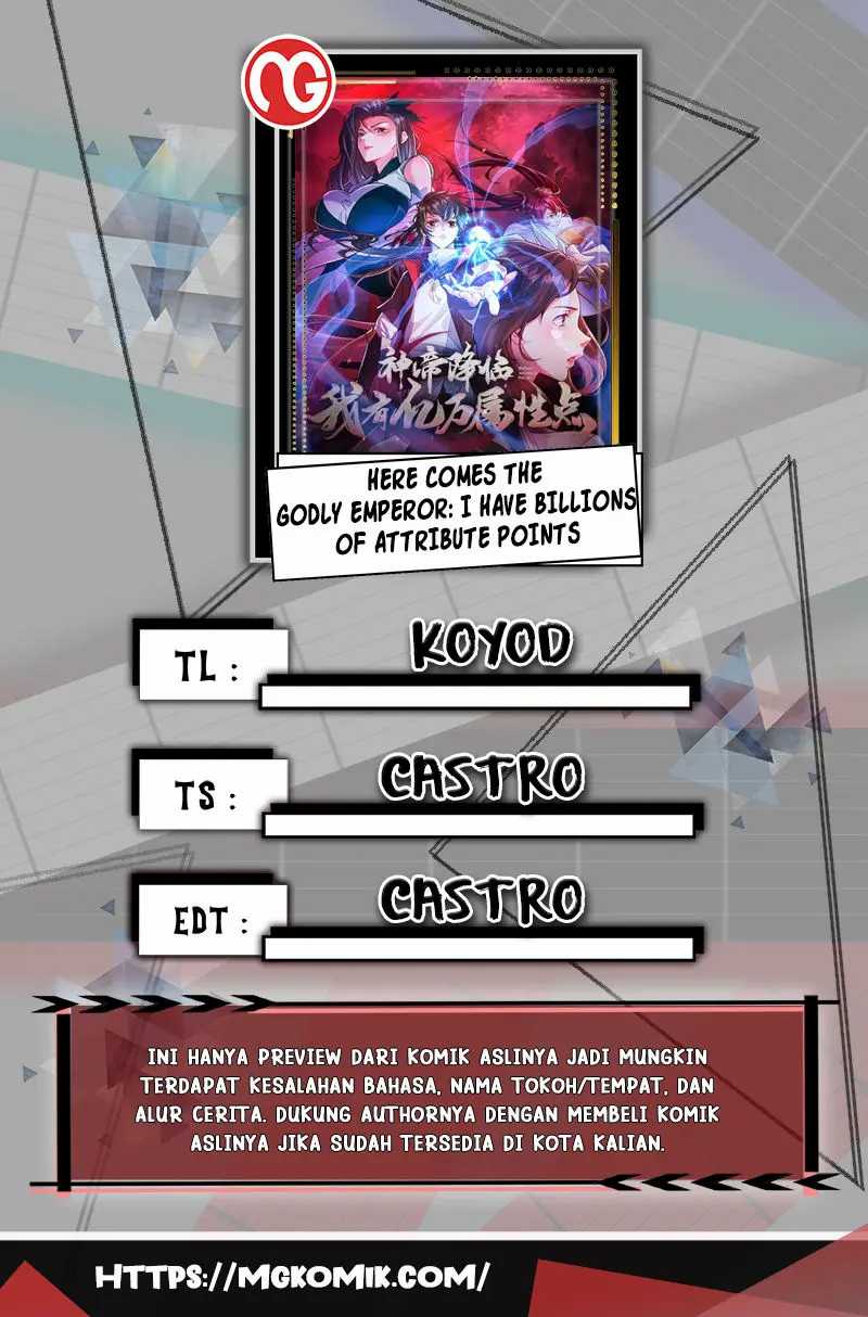 God Emperor Descends I Gave Billions of Attribute Points (Here Comes the Godly Emperor: I Have Billions of Attribute Points) Chapter 42 Gambar 1
