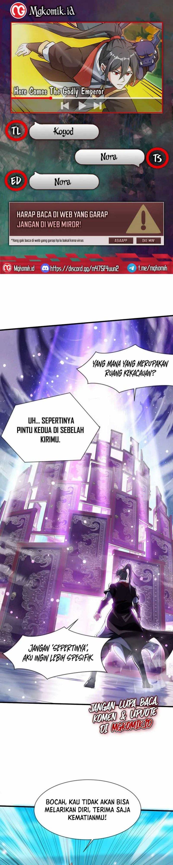 God Emperor Descends I Gave Billions of Attribute Points (Here Comes the Godly Emperor: I Have Billions of Attribute Points) Chapter 85 Gambar 1