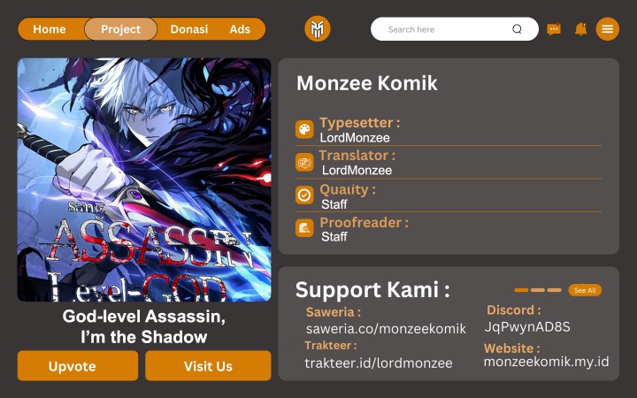 God-level Assassin, I’m the Shadow Chapter 01 Gambar 1