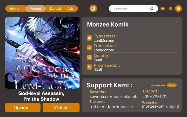 God-level Assassin, I’m the Shadow Chapter 27 Gambar 1